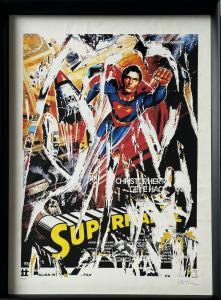 Superman - Mimmo Rotella (1918-2006)