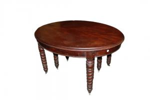 Large French Louis Philippe style table from the 1800s