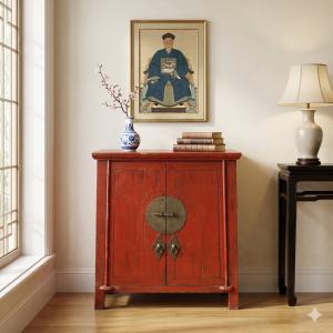 Credenzino in Stile Chinoiserie Cina XX Secolo