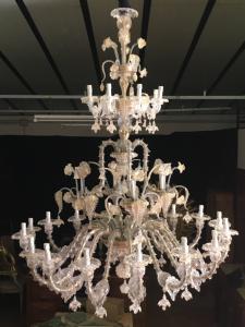 Murano-Glaslüster mit 28 Lichtern