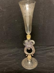 Venezianischer Becher aus Muranoglas