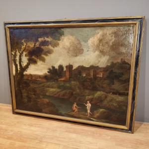 Paesaggio con figure 600