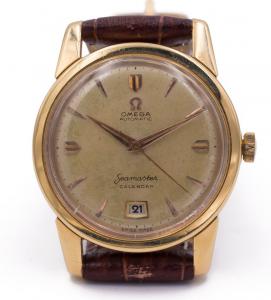 Omega Seamaster in oro 18k,automatico a martello, 1952