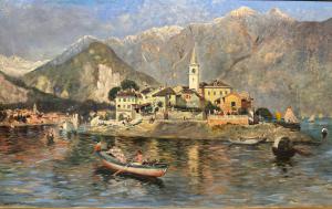 Giuseppe Conedera - Fischerinsel im Lago Maggiore (1911)