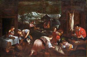Workshop of Leandro dal Ponte called Leandro Bassano (Bassano del Grappa, 1557 – Venice, 1622), The month of December