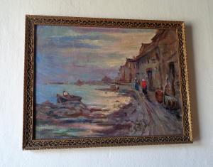 Seascape with figures