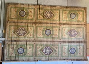 DARB240 - 18 mq di soffitto dipinto, epoca '6/'700