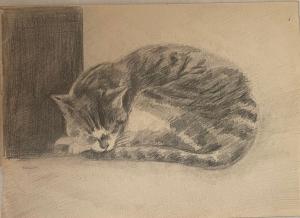 Katze, um 1943