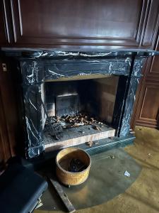 Marble fireplace surround