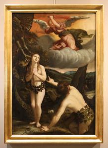 Adão e Eva expulsos do Éden, Abraham Bloemaert (Gorinchem 1564 - Utrecht 1651) oficina