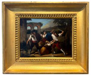 Bartolomeo Pinelli - Lite di Trasteverini