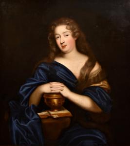 Retrato de Louise Renée de Keroualle como Madalena, Pierre Mignard, dito Le Romain (Troyes 1612 – Paris 1695), atribuído