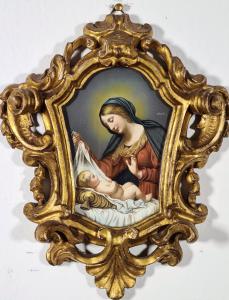 75. Dupré, Jules DUPRÉ (1811-1889). "Madonna mit Kind".