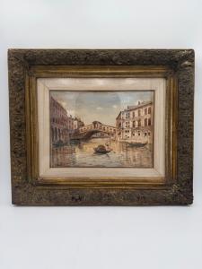 VETTORE ZANETTI ZILLA -Veduta di Venezia- RIALTO