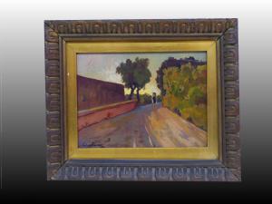 " STRADA CON FIGURA" - GINO CENTONI (1891 - 1960)