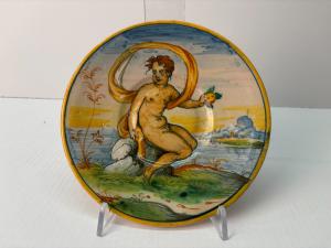 Piatto in maiolica , Venezia XVI secolo VENDUTO