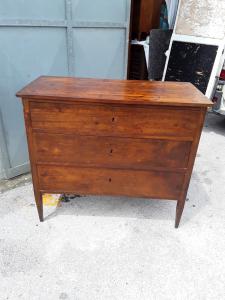 Como in massello di ciliegio epoca fine 1700 sempre in prima patina integro l116xp56xh105  garanzia termini di legge 