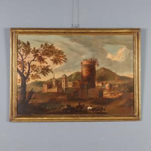 Painting Landscape with Village