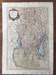 Carta di Brescia di Santini 1777