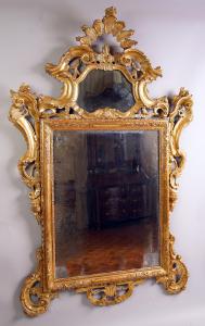 An important Louis XV mirror , Venice, mid-18th century