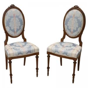 Elegantes Stuhlpaar im Louis-XVI-Stil, PREIS VERHANDELBAR