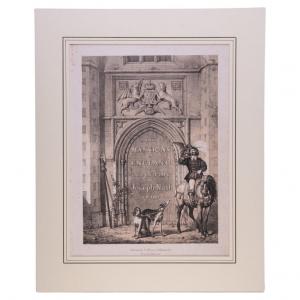 Frontispiece of English prints from the 19th century - ST/218-1 -
