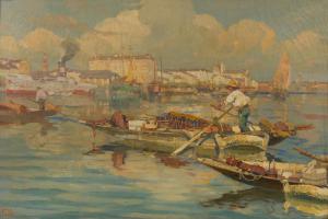 Vettore Zanetti Zilla  Rückkehr vom Fischfang, 1919