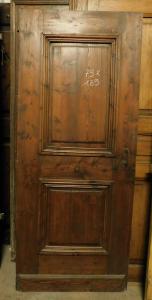 ptir441 - Rustikale Zirbelholztür aus dem 18. Jahrhundert, Maße ca. B 79 x H 189 cm