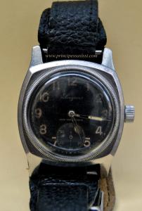Raro "Tartarugone" dell'aviazione militare Cecoslovacca, (assegnato), della Longines. 1940 c.a. Integro e funzionante