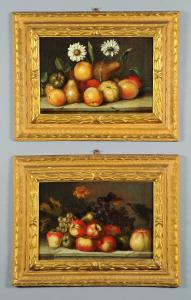 Orsola Maddalena Caccia (Moncalvo AT c. 1596-1676) Pair of extraordinary still lifes of flowers and fruit