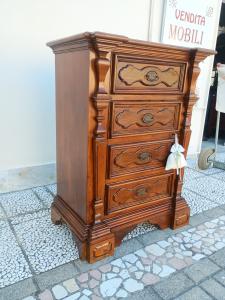 Ancien petit buffet, commode. 86l x 51p x 114h - Foto 6