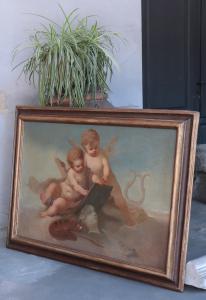 Gemälde: Allegorie der Künste, Ende 19. Jh.