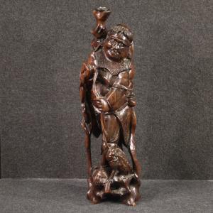 Orientalische Skulptur des 20. Jahrhunderts, Fischer mit Fisch