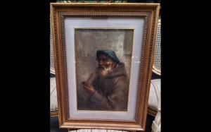 Pintura a óleo sobre tela