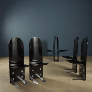 Luigi Saccardo 'Pellicano' chairs for Arrmet