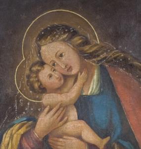 “Madonna con bambino” di iconografia nord europea