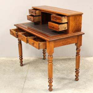 Antique walnut Louis Philippe desk - 19th century - Foto 6