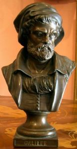 Escultura em Bronze "Galileu Galilei" Séc. XIX