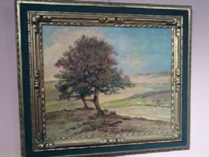 Edoardo Gordigiani "Tuscan Landscape" 1920