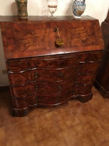 Splendid 18th-century Ferrarese drop-front desk