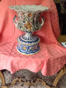 Vaso maiolica nove