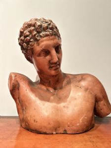 Busto di terracotta rafigurante "APOLLO"