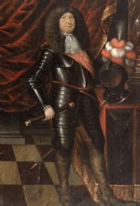 European School (XVII), circa 1650. "Standing Man in Armor"