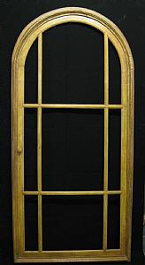 Porta de sacada piemontesa com pintura têmpera