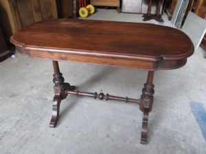 Tavolo a biscotto in noce Luigi Filippo metà '800 - gueridon -scrittoio-tavolino