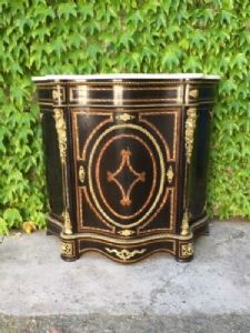French Boulle Credenza/Cabinet - Restored_car 1245