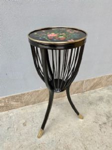 Small Ebonized Basket Table - Restored_car 001bis - Foto 9
