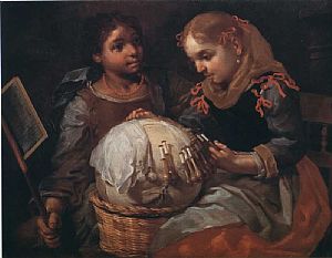Duas rendeiras (alegoria da visão)